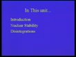 College Chemistry II: Nuclear Chemistry 1